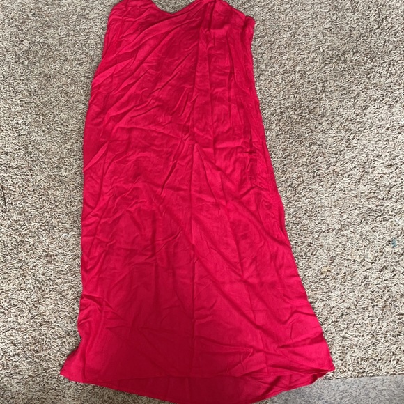 Free People Boho tiered Dress Raspberry Size small - Picture 4 of 9